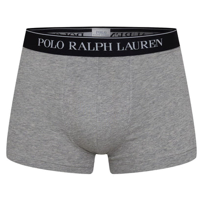Heather Grey Marl - Lifestyle - Ralph Lauren Mens Boxer Shorts (Pack of 3)