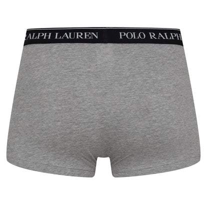 Heather Grey Marl - Pack Shot - Ralph Lauren Mens Boxer Shorts (Pack of 3)