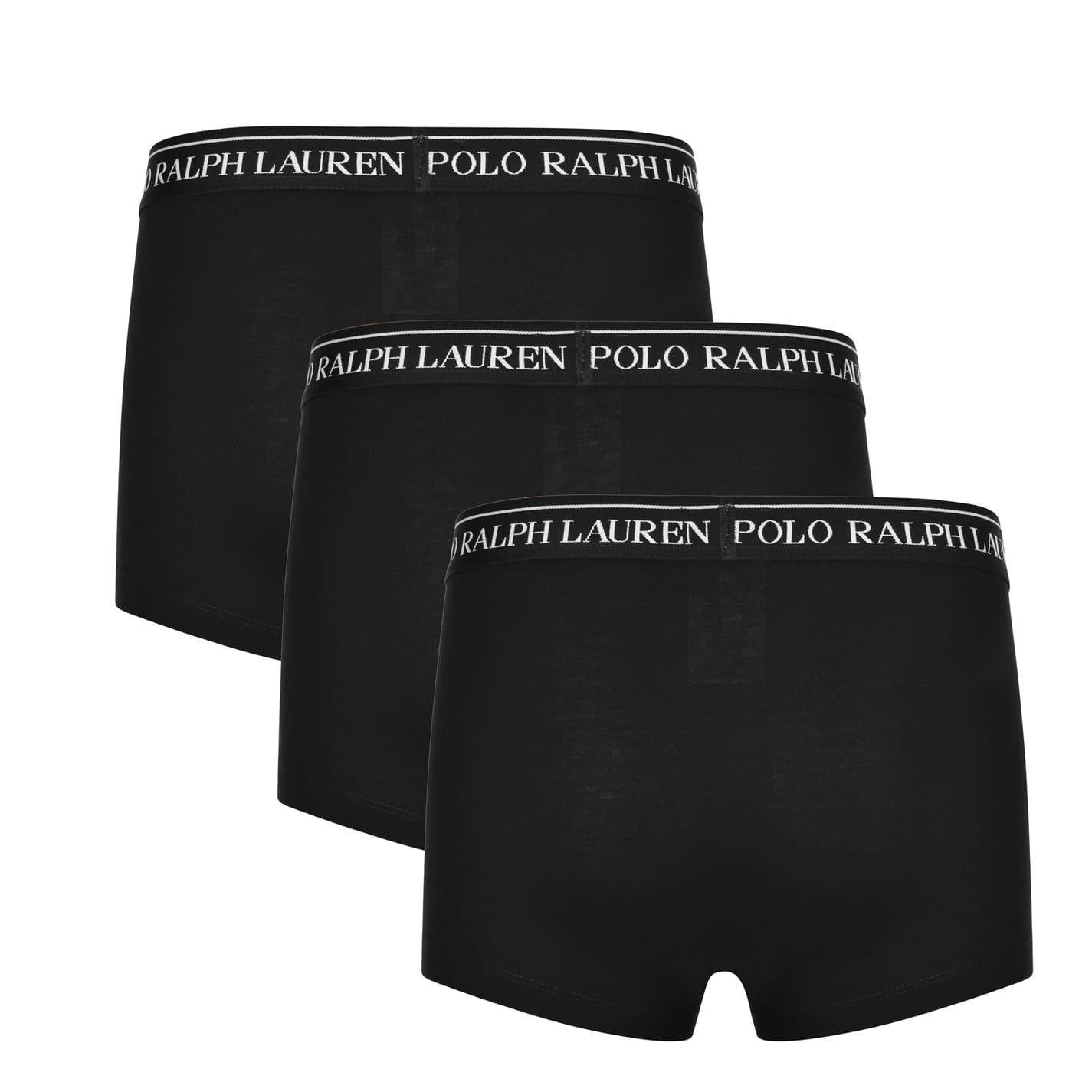 Black - Lifestyle - Ralph Lauren Mens Boxer Shorts (Pack of 3)