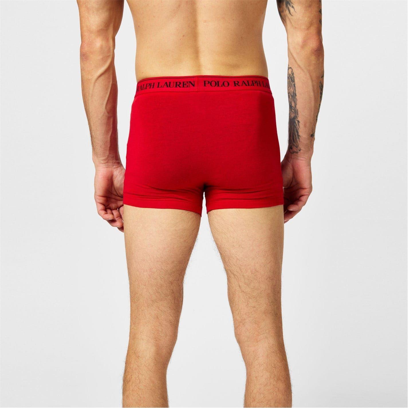 White-Red-Blue - Pack Shot - Ralph Lauren Mens Boxer Shorts (Pack of 3)