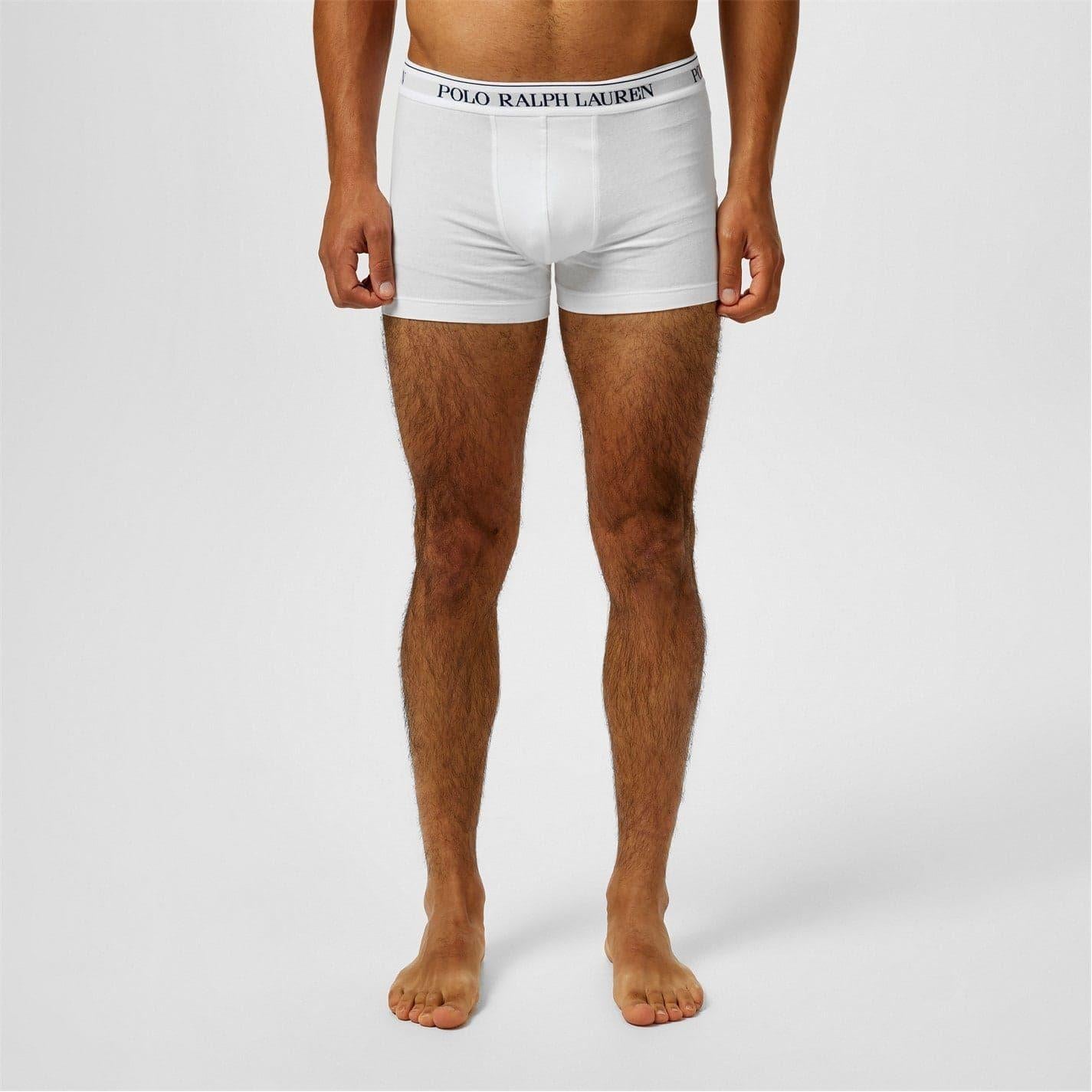 White - Back - Ralph Lauren Mens Boxer Shorts (Pack of 3)