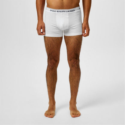 White - Back - Ralph Lauren Mens Boxer Shorts (Pack of 3)