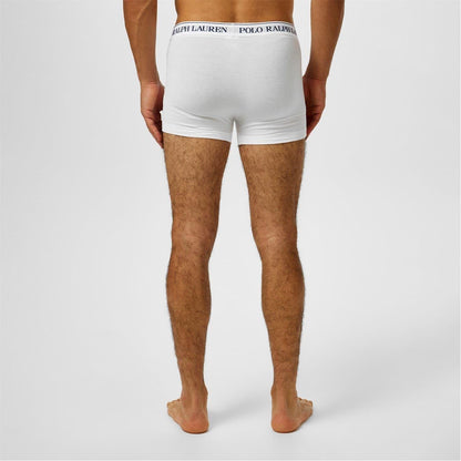 White - Side - Ralph Lauren Mens Boxer Shorts (Pack of 3)