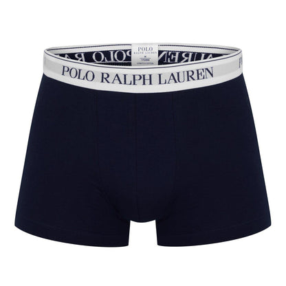 Navy Print - Pack Shot - Ralph Lauren Mens Boxer Shorts (Pack of 3)