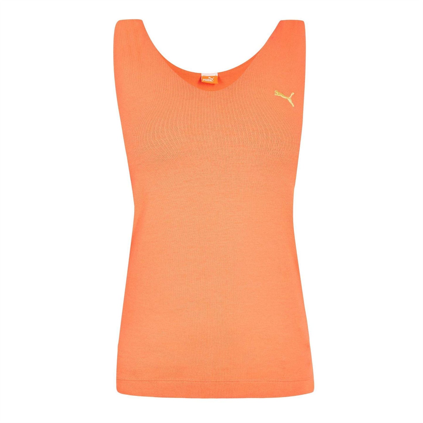 Red - Front - Puma Womens-Ladies Performance Colour Block Gym Tank Top