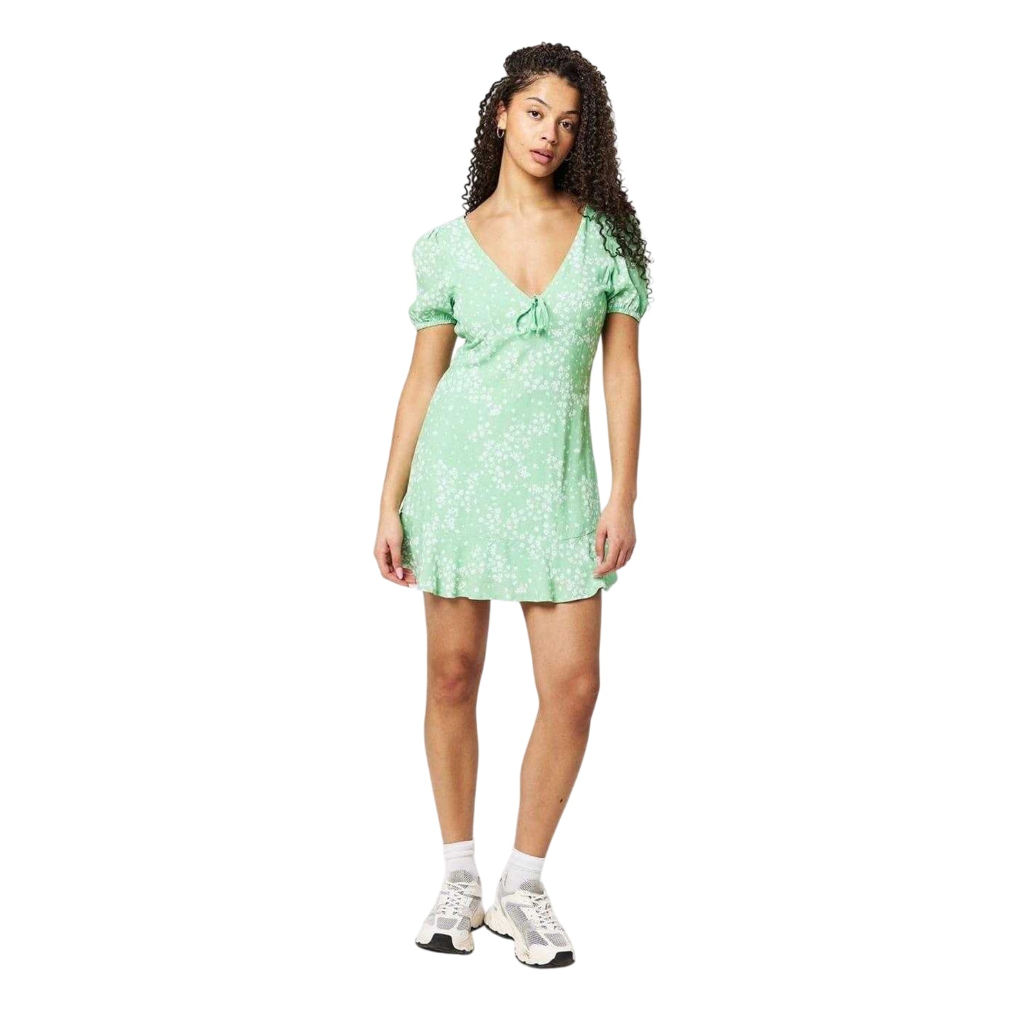 Green - Lifestyle - Jack Wills Womens-Ladies Ditsy Floral Mini Dress
