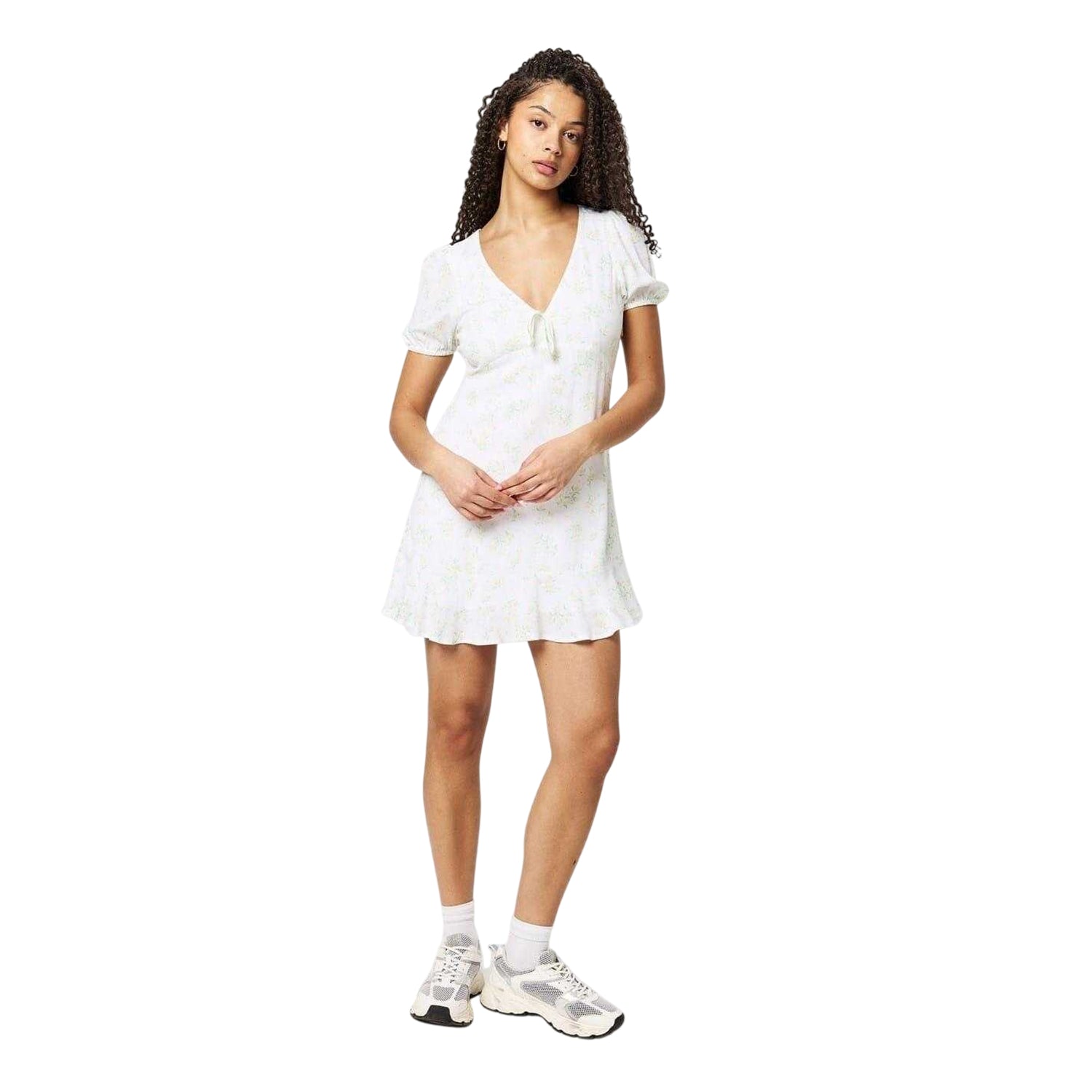 White - Lifestyle - Jack Wills Womens-Ladies Ditsy Floral Mini Dress