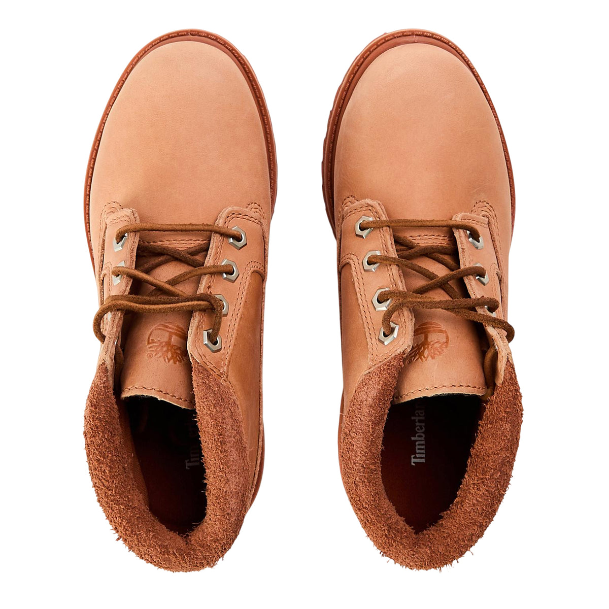 Light Red - Side - Timberland Womens-Ladies Nellie Leather Waterproof Chukka Boots
