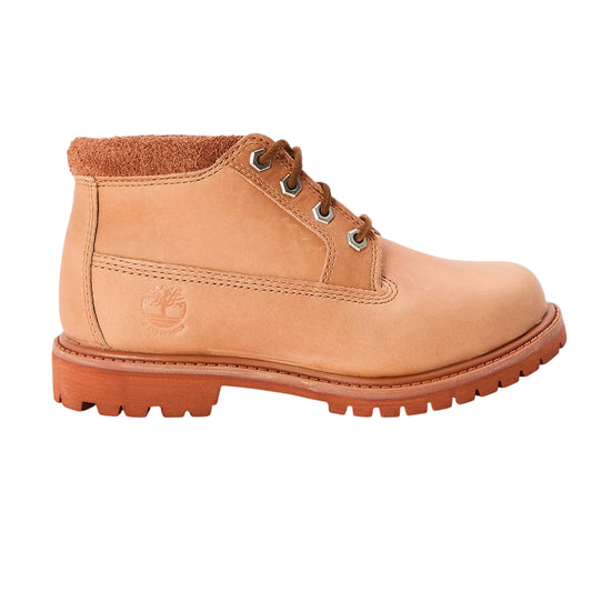 Light Red - Front - Timberland Womens-Ladies Nellie Leather Waterproof Chukka Boots
