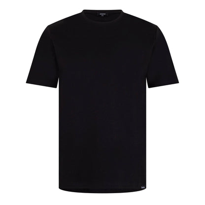 Black - Front - Capo Mens Mercerised Cotton Regular T-Shirt