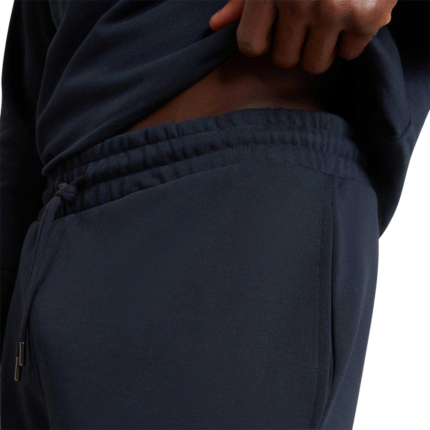 Navy - Side - Ted Baker Mens Cotton Straight Leg Joggers
