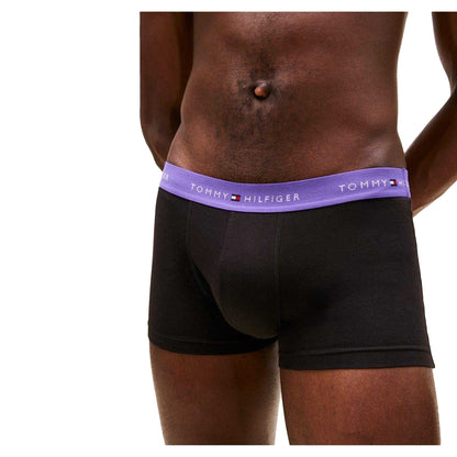 Black - Front - Tommy Hilfiger Mens Cotton Blend Classic Boxer Shorts (Pack of 3)