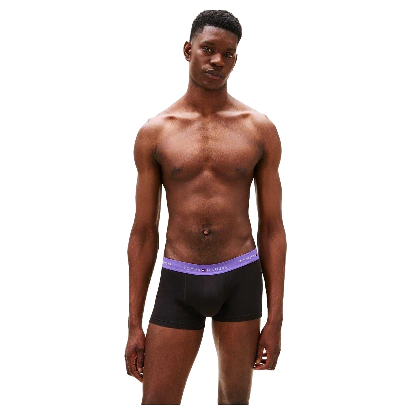Black - Back - Tommy Hilfiger Mens Cotton Blend Classic Boxer Shorts (Pack of 3)
