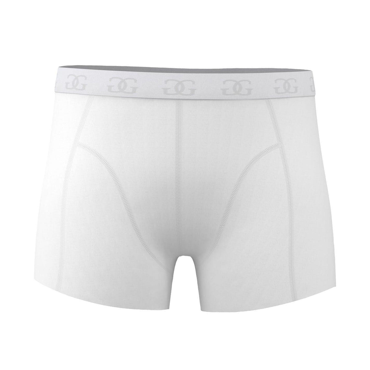 White - Back - Giorgio Mens Cotton Blend Boxer Shorts (Pack of 5)