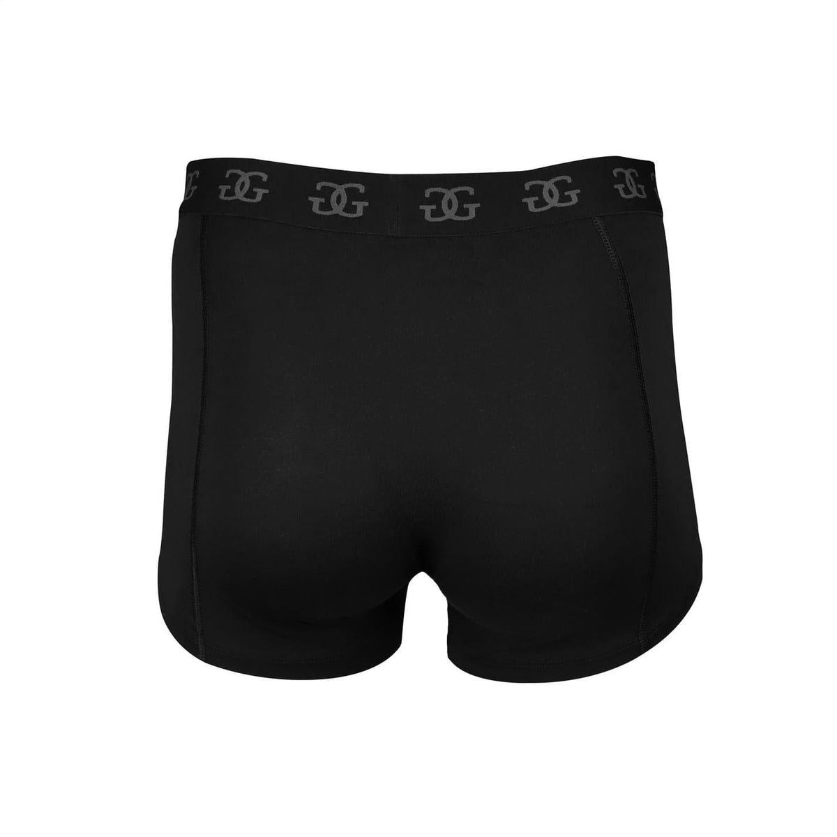 Black - Side - Giorgio Mens Cotton Blend Boxer Shorts (Pack of 5)