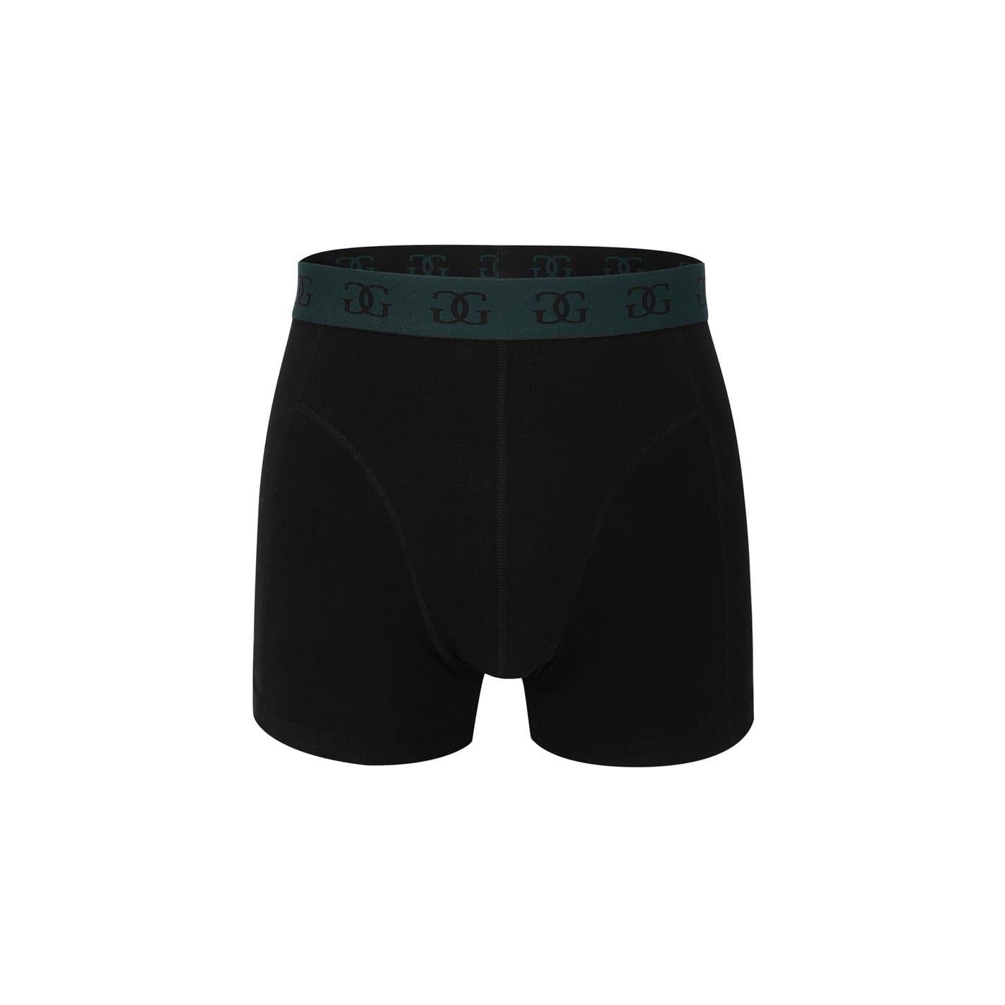 Black-Multicoloured - Back - Giorgio Mens Cotton Blend Boxer Shorts (Pack of 5)