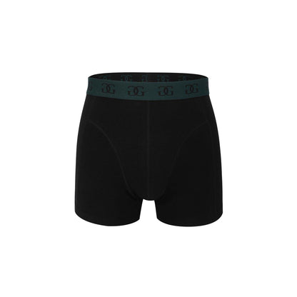 Black-Multicoloured - Back - Giorgio Mens Cotton Blend Boxer Shorts (Pack of 5)