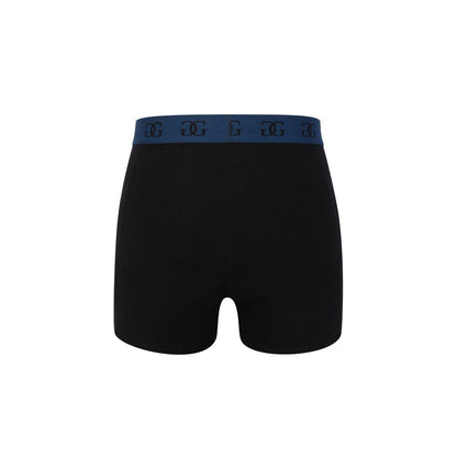Black-Multicoloured - Side - Giorgio Mens Cotton Blend Boxer Shorts (Pack of 5)