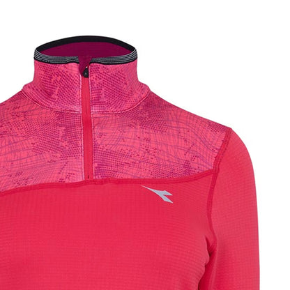 Red - Side - Diadora Womens-Ladies Performance T-Shirt