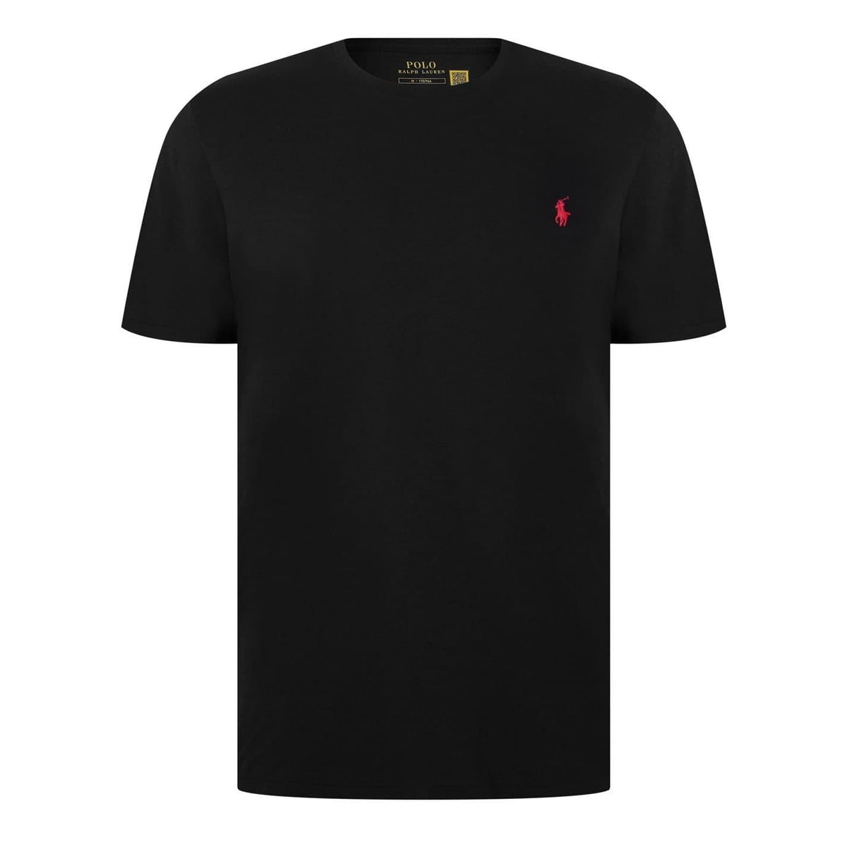 Black - Pack Shot - Ralph Lauren Mens Custom Regular T-Shirt