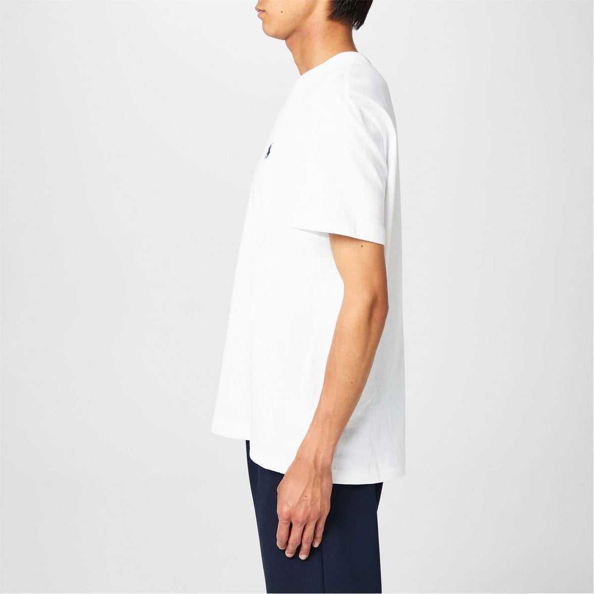 White - Close up - Ralph Lauren Mens Custom Regular T-Shirt