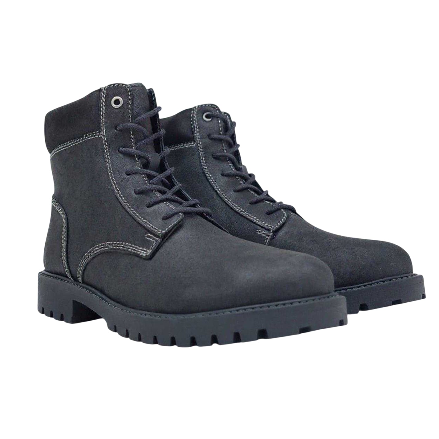 Black - Lifestyle - Firetrap Mens Rascart Leather Boots