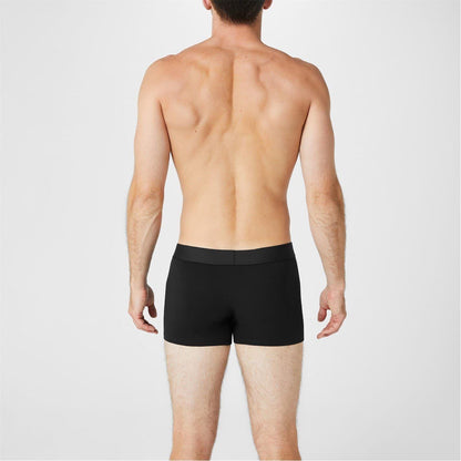 Black-Grey Stripe - Pack Shot - Firetrap Mens Logo Boxer Shorts (Pack of 2)