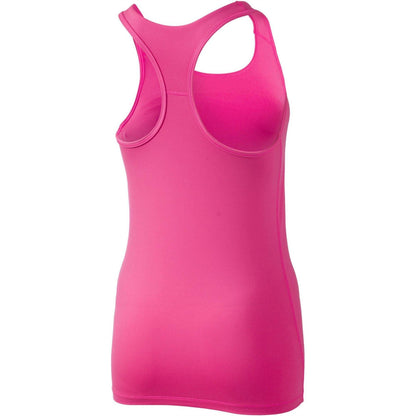 Pink - Back - Puma Womens-Ladies Essential Performance Racerback Gym Tank Top