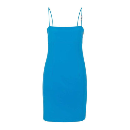 Blue - Front - Hugo Womens-Ladies Recycled Polyester Dress
