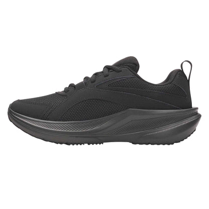 Black - Side - Under Armour Childrens-Kids Assert 11 Trainers