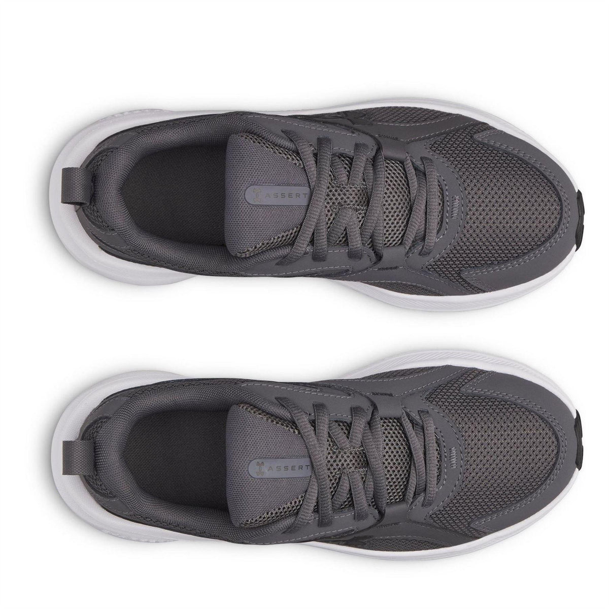 Grey-White - Lifestyle - Under Armour Childrens-Kids Assert 11 Trainers