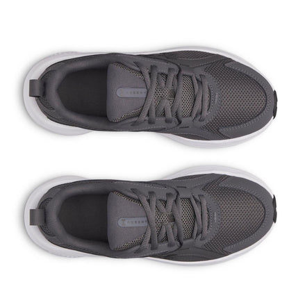 Grey-White - Lifestyle - Under Armour Childrens-Kids Assert 11 Trainers