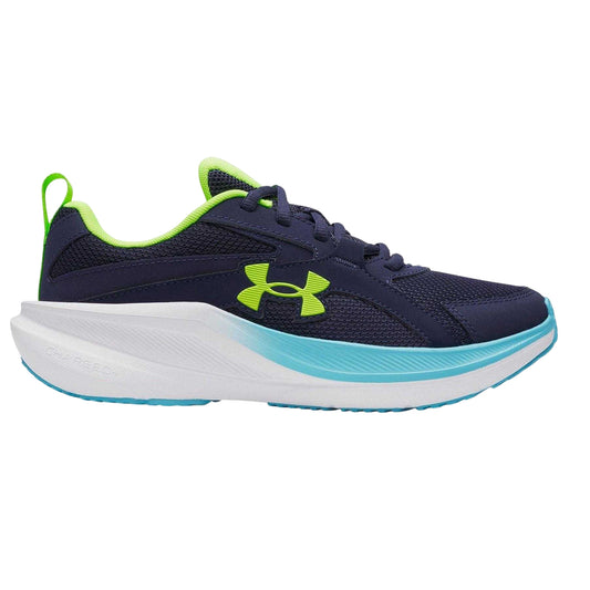 Blue-Green - Front - Under Armour Childrens-Kids Assert 11 Trainers