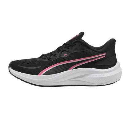 Black-Pink - Side - Puma Womens-Ladies Skyrocket 2 Trainers