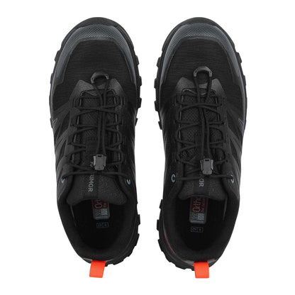 Black - Side - Karrimor Mens Waterproof Mesh Hiking Shoes