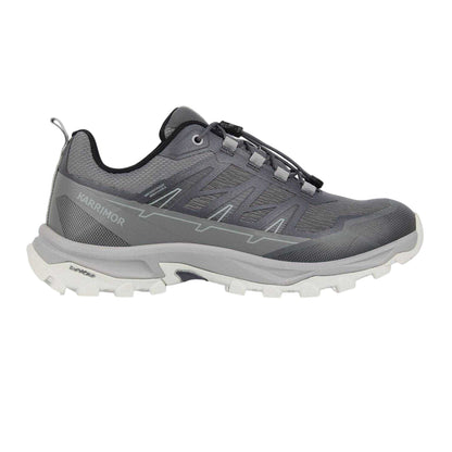 Grey - Front - Karrimor Mens Waterproof Mesh Hiking Shoes