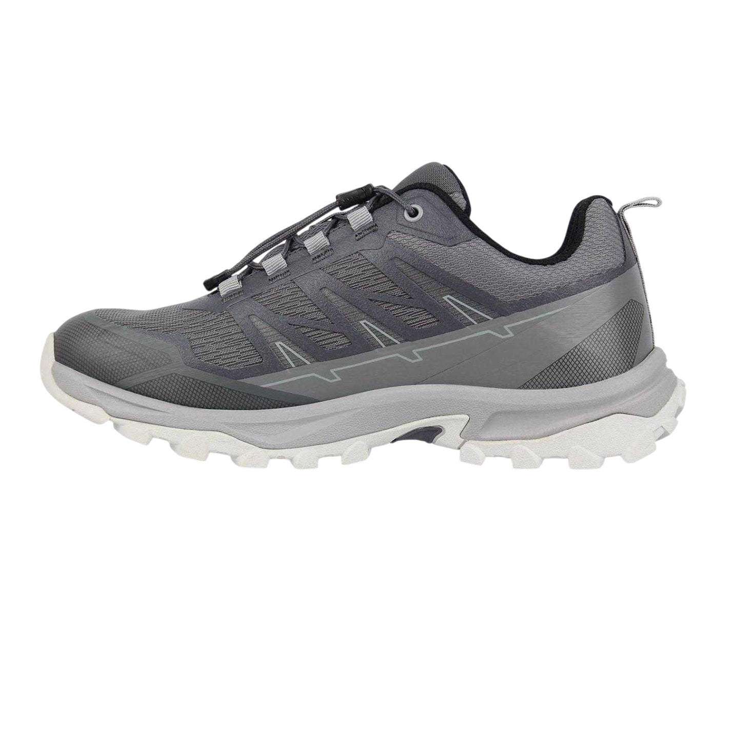 Grey - Back - Karrimor Mens Waterproof Mesh Hiking Shoes