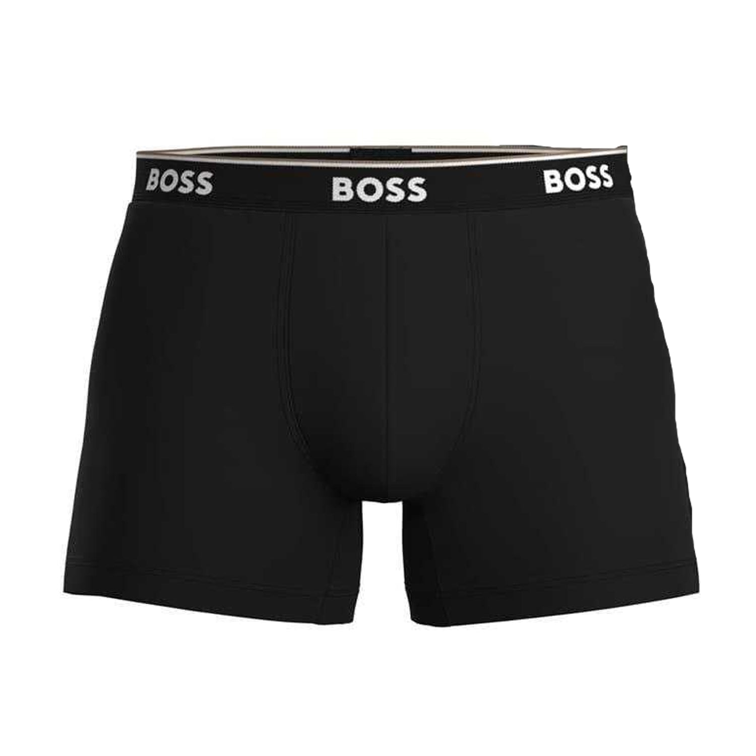 Black - Back - Boss Mens Boxer Shorts (Pack of 3)