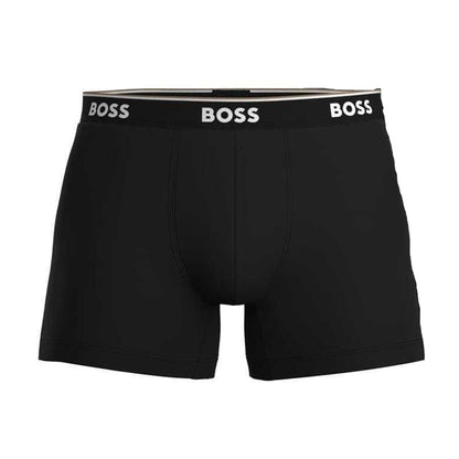 Black - Back - Boss Mens Boxer Shorts (Pack of 3)