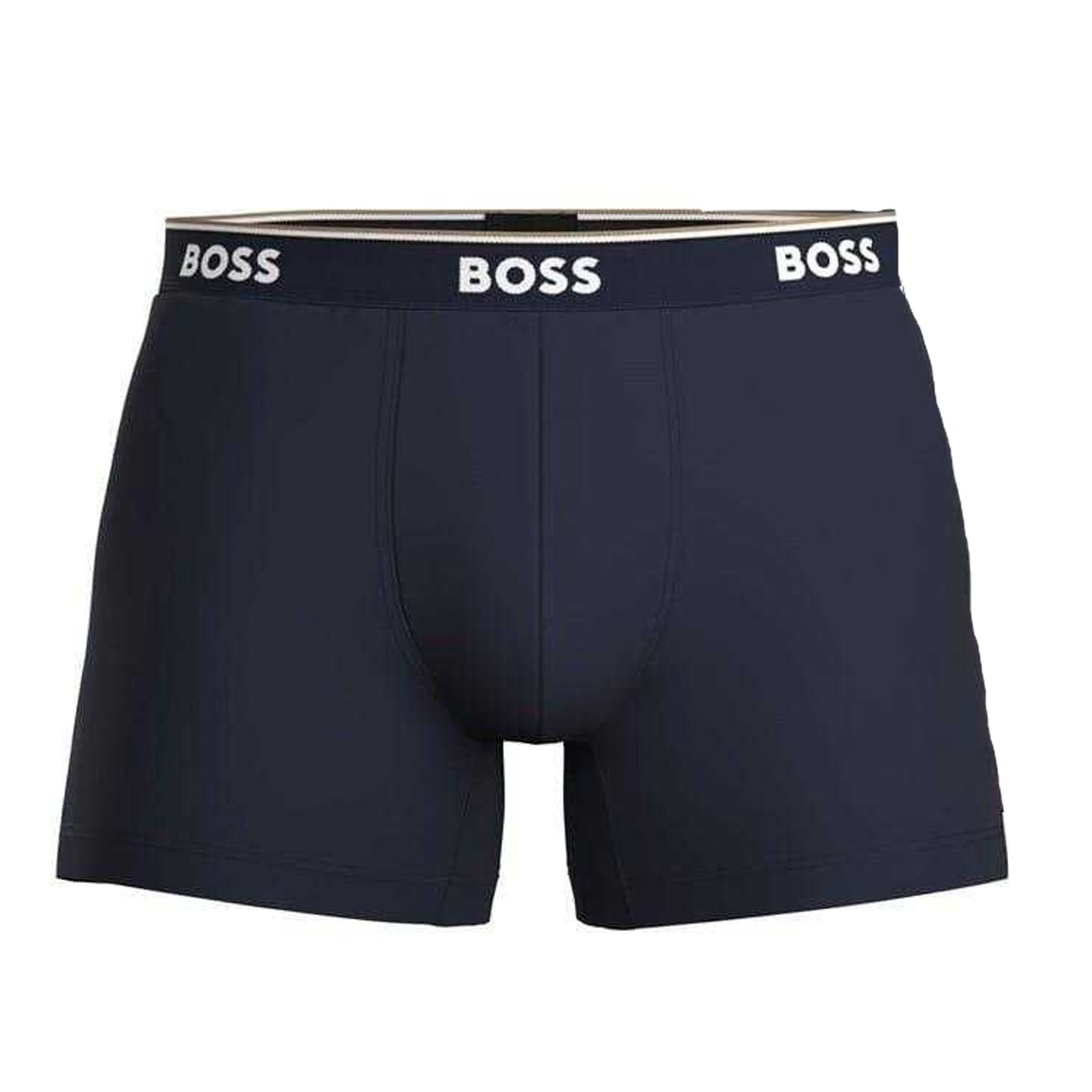 Navy - Back - Boss Mens Boxer Shorts (Pack of 3)