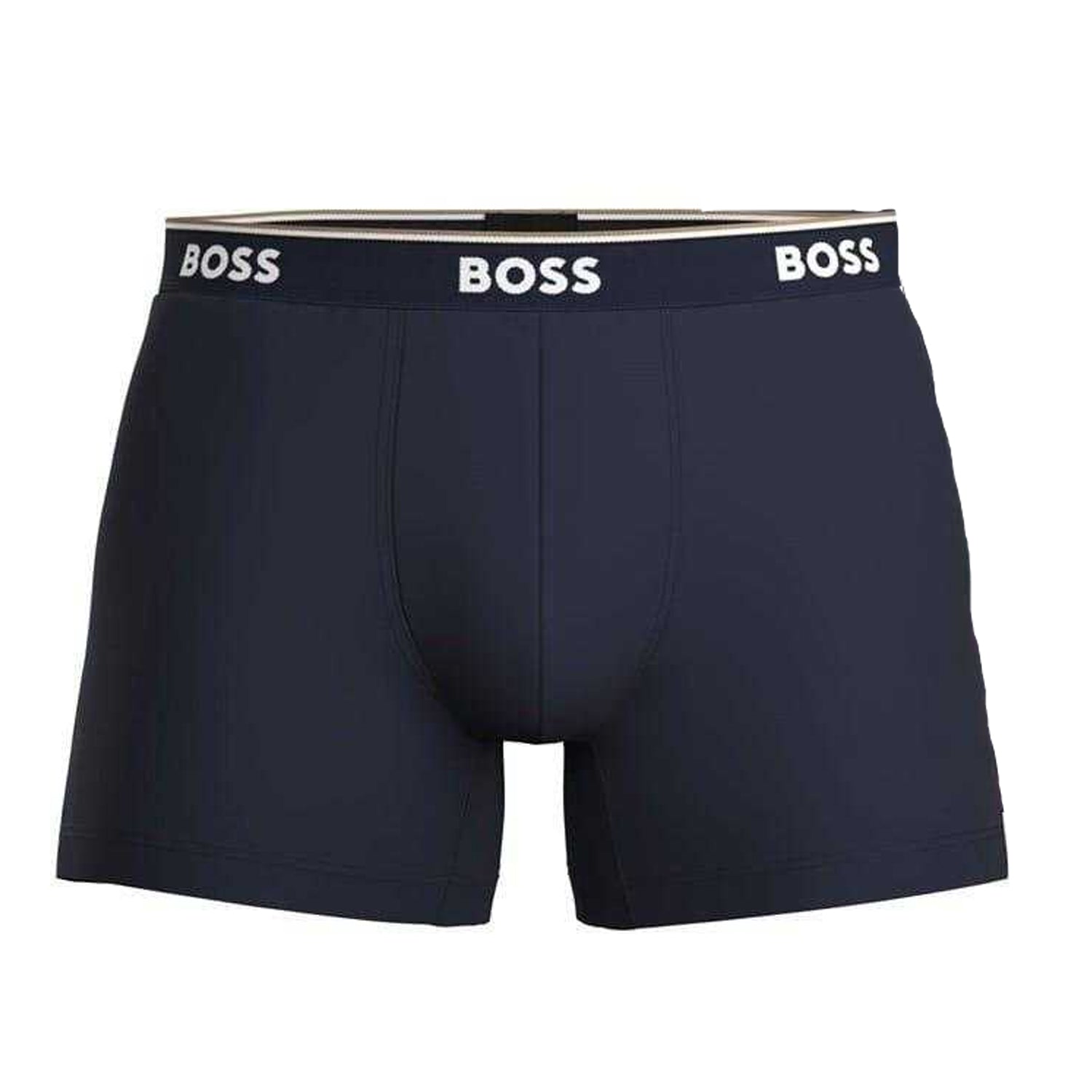 Navy - Back - Boss Mens Boxer Shorts (Pack of 3)