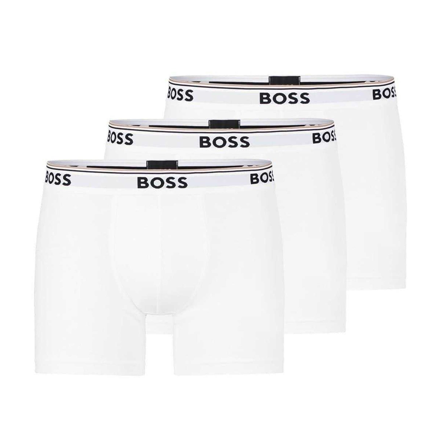 White - Front - Boss Mens Boxer Shorts (Pack of 3)