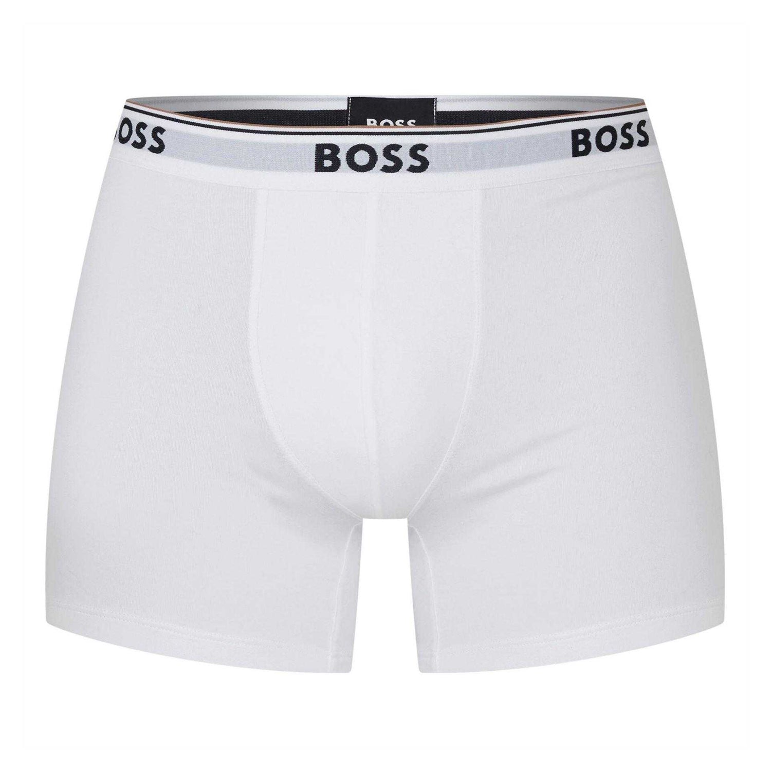White - Back - Boss Mens Boxer Shorts (Pack of 3)