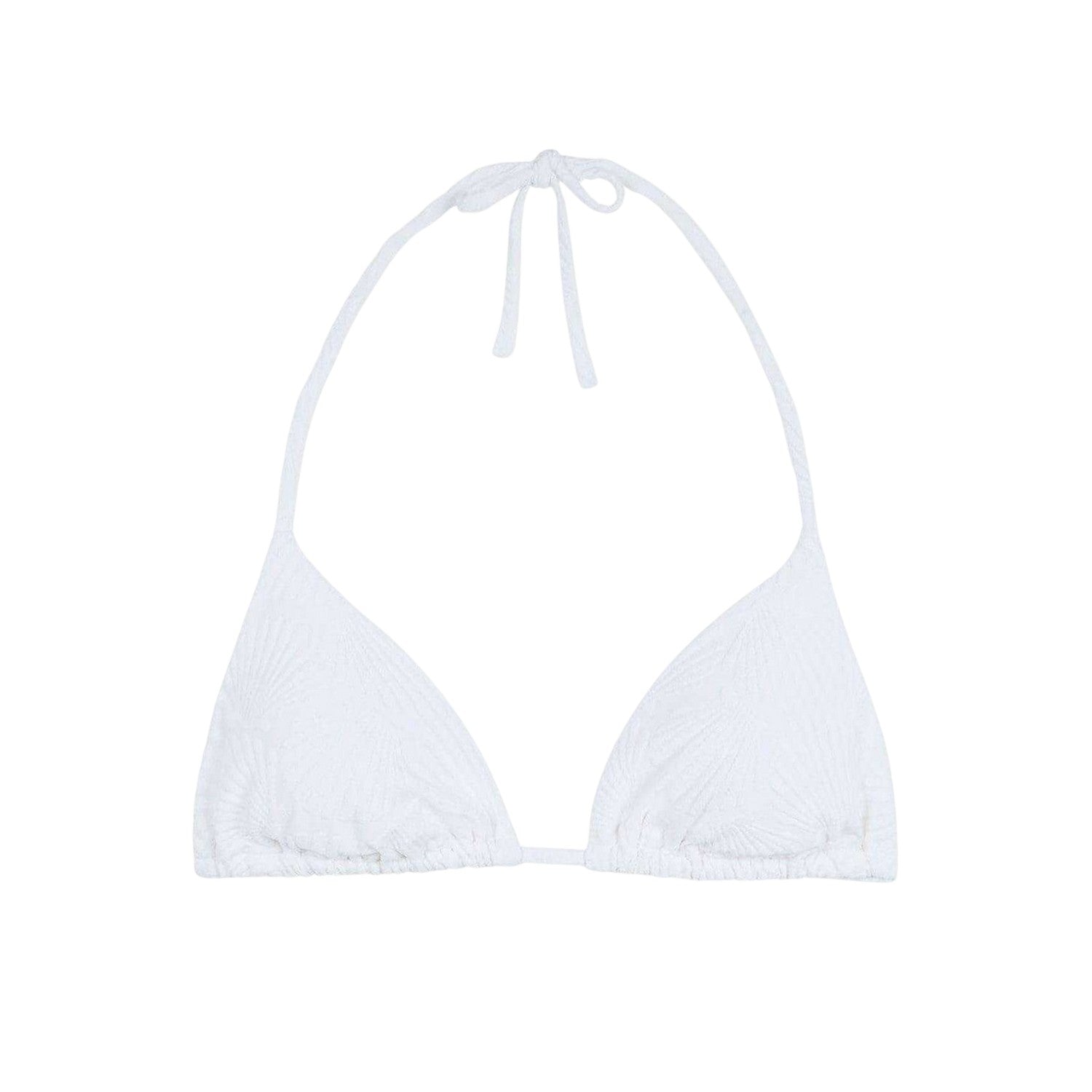 White - Front - Chelsea Peers Womens-Ladies Twist Triangle Shell Bikini Top