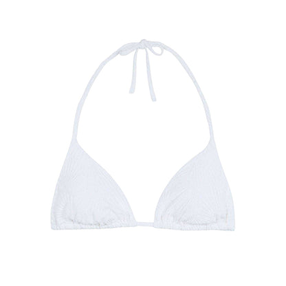White - Front - Chelsea Peers Womens-Ladies Twist Triangle Shell Bikini Top