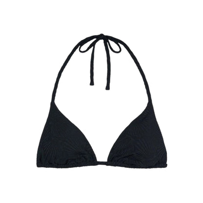 Black - Front - Chelsea Peers Womens-Ladies Twist Triangle Shell Bikini Top