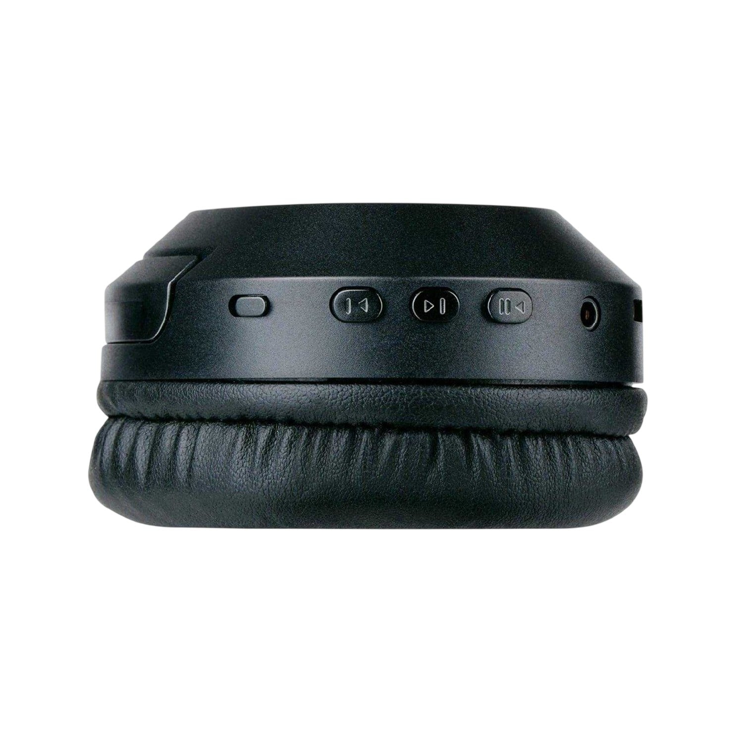 Black - Side - Grundig Foldable Wireless Headphones