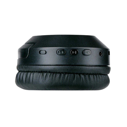 Black - Side - Grundig Foldable Wireless Headphones