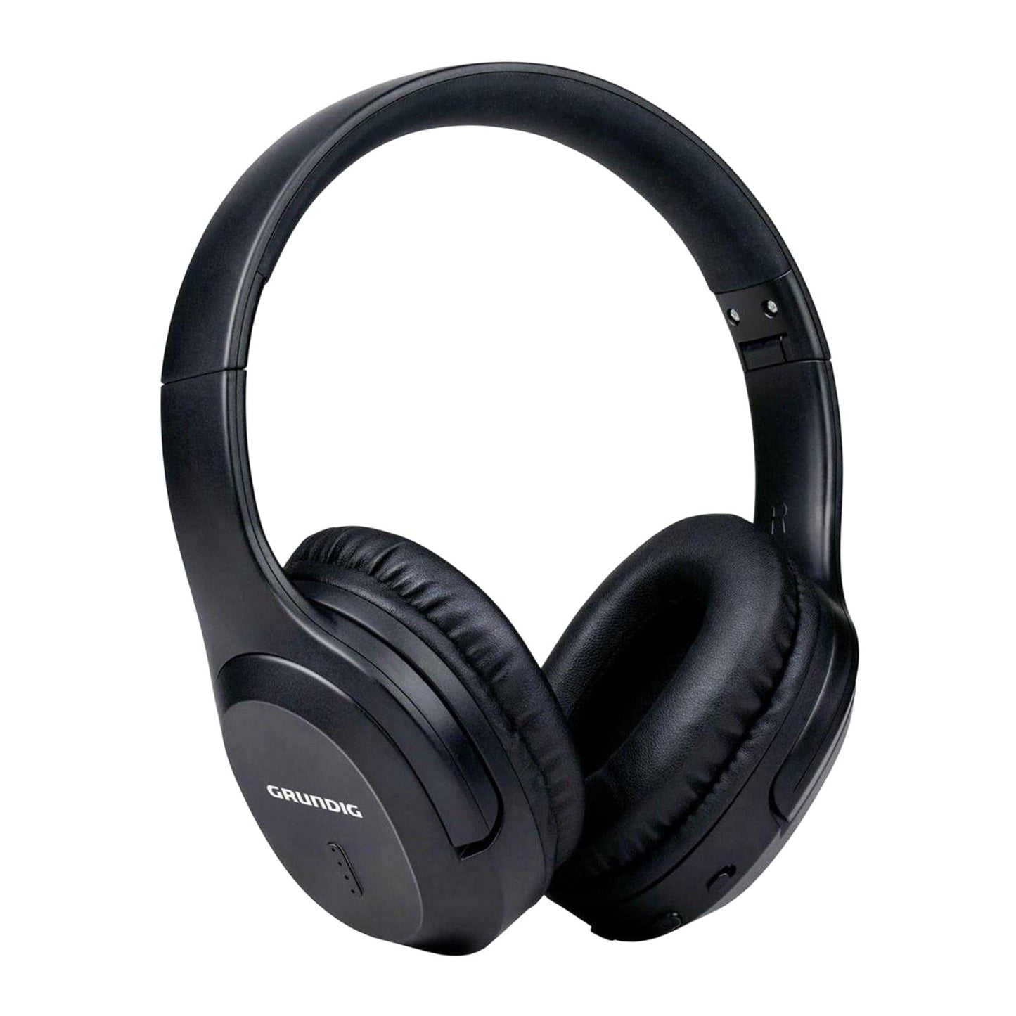 Black - Front - Grundig Foldable Wireless Headphones