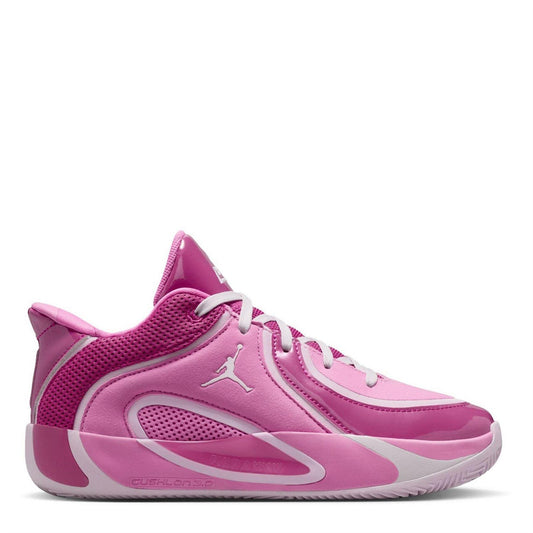 Rose - Front - Nike Childrens-Kids Air Jordan Tatum 4 Logo Basketball Shoes